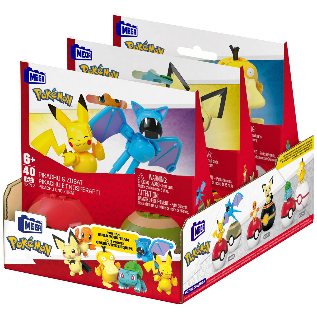 MEGA Construx 2 Pokeballs Pokemon surtido   MATTEL