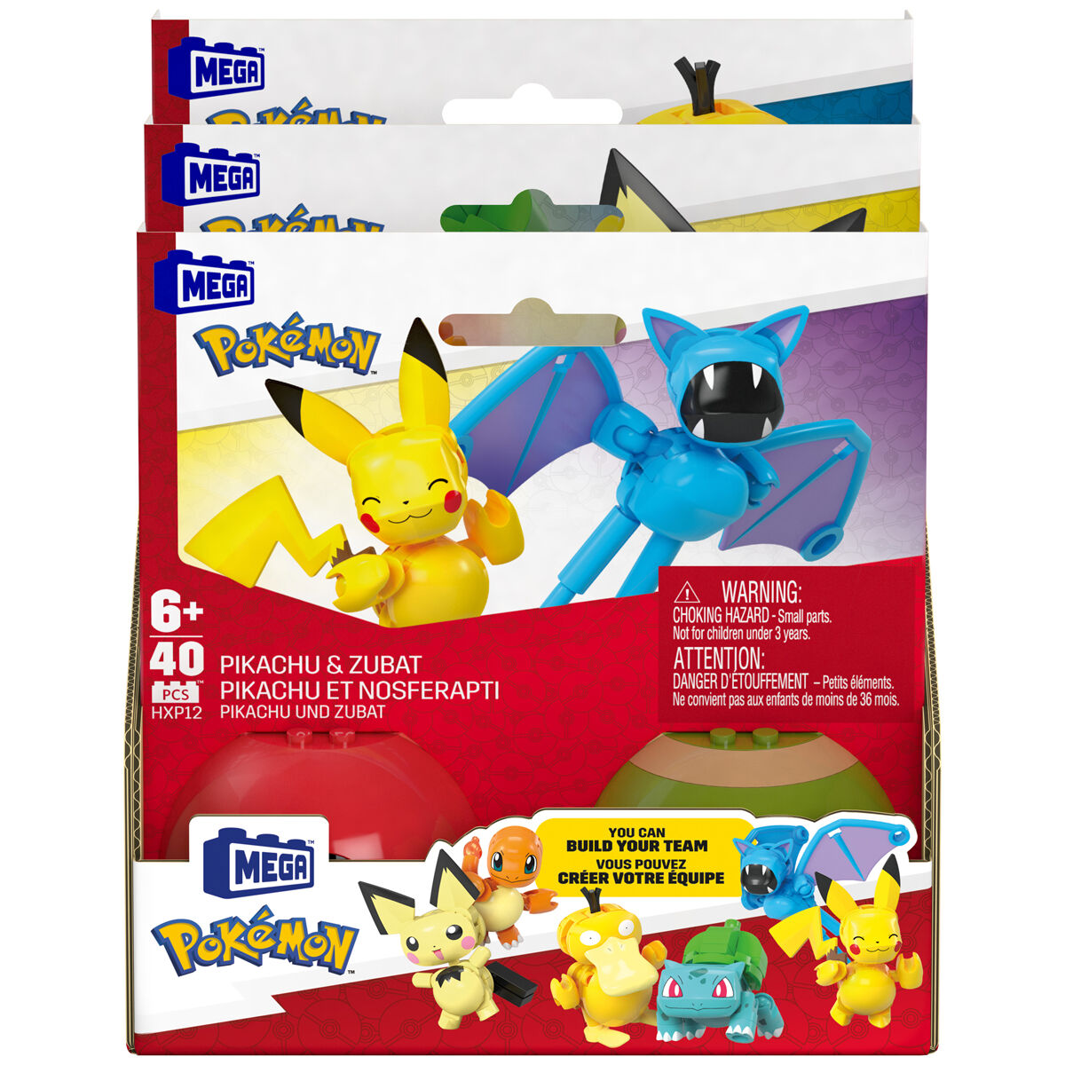 MEGA Construx 2 Pokeballs Pokemon surtido   MATTEL