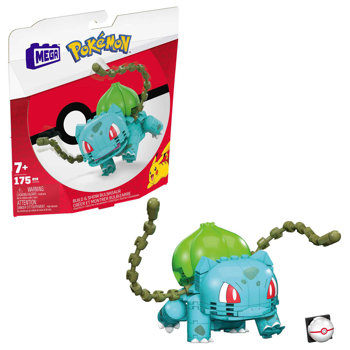 MEGA Construx Bulbasaur Pokemon   MATTEL