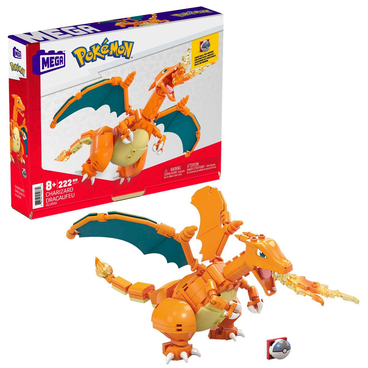 MEGA Construx Charizard Pokemon   MATTEL