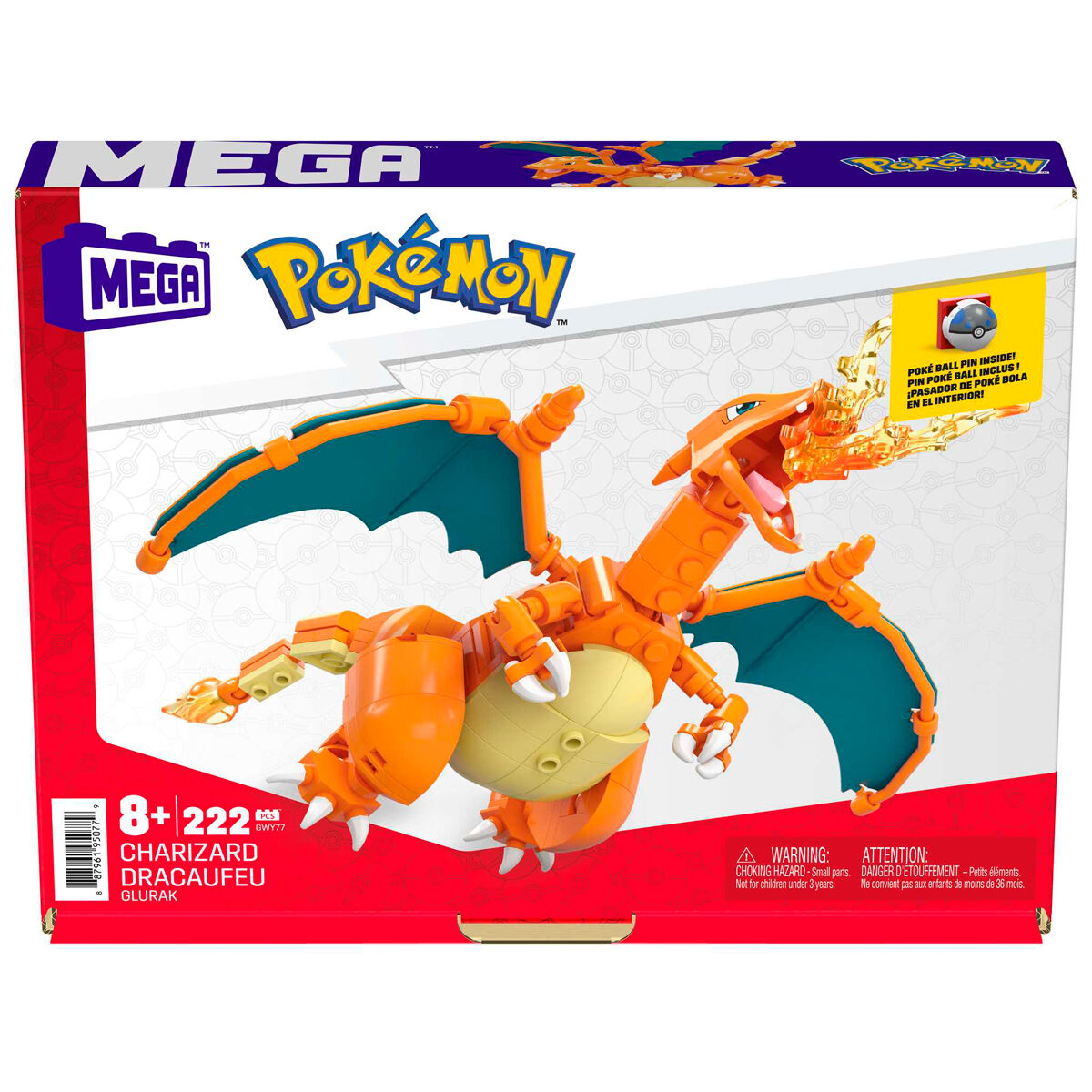 MEGA Construx Charizard Pokemon   MATTEL