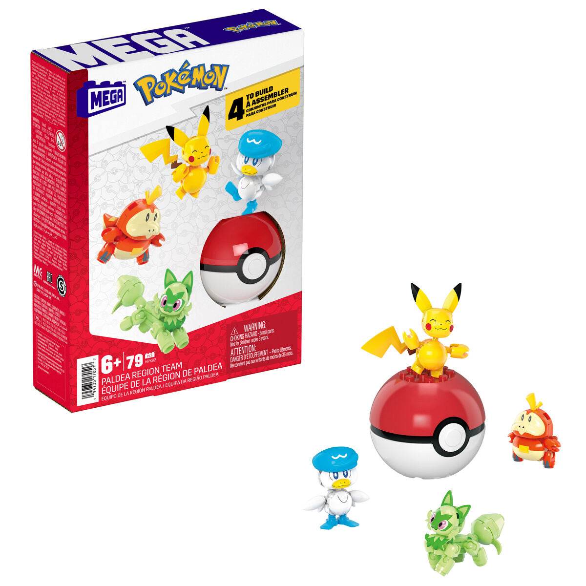 MEGA Construx Equipo Region Paldea Pokemon   MATTEL