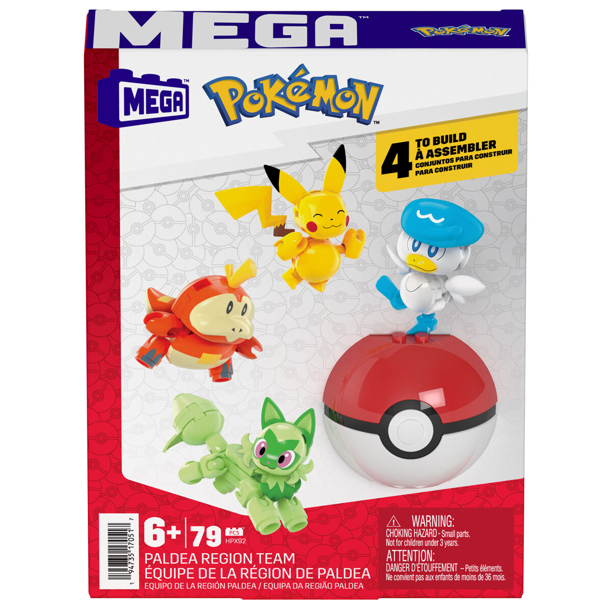 MEGA Construx Equipo Region Paldea Pokemon   MATTEL