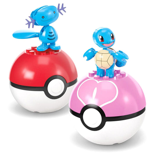 MEGA Construx Equipo de entrenador de Agua Pokemon  