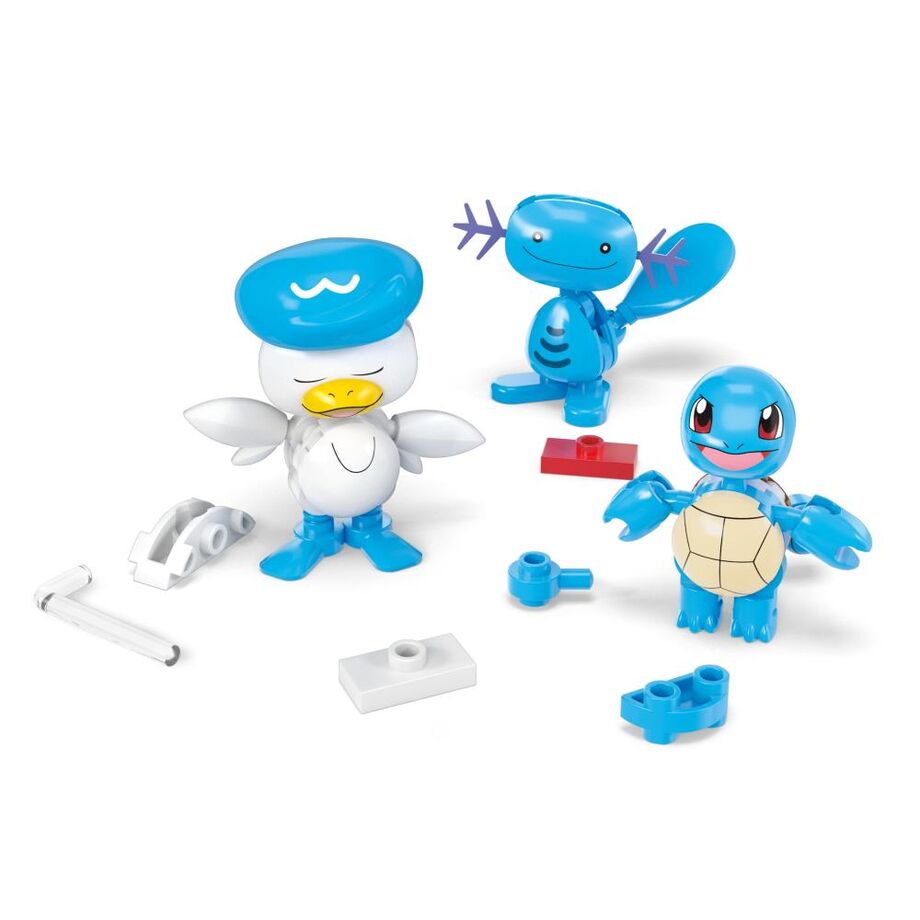 MEGA Construx Equipo de entrenador de Agua Pokemon   MATTEL