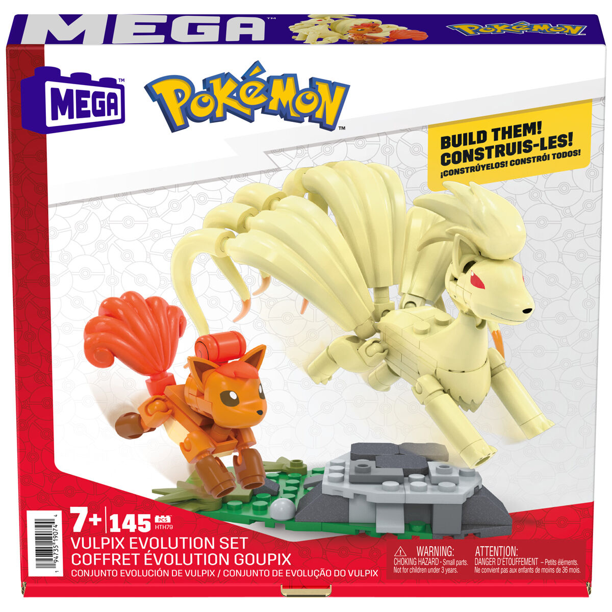 MEGA Construx Evolucion Vulpix Pokemon   MATTEL