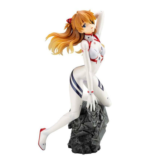 FIGURA KOTOBUKIYA EVANGELION ASUKA SHIKINAMI LANGLEY WHITE PLUGSUIT 23 CM