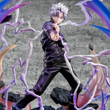 Jujutsu Kaisen Estatua PVC DX Satoru Gojo Kyoshiki Murasaki Ver. 26 cm   Megahouse