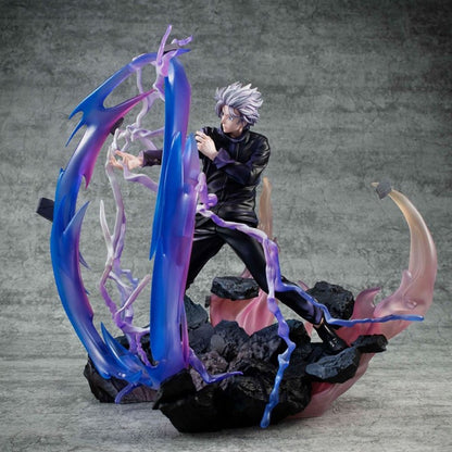 Jujutsu Kaisen Estatua PVC DX Satoru Gojo Kyoshiki Murasaki Ver. 26 cm   Megahouse