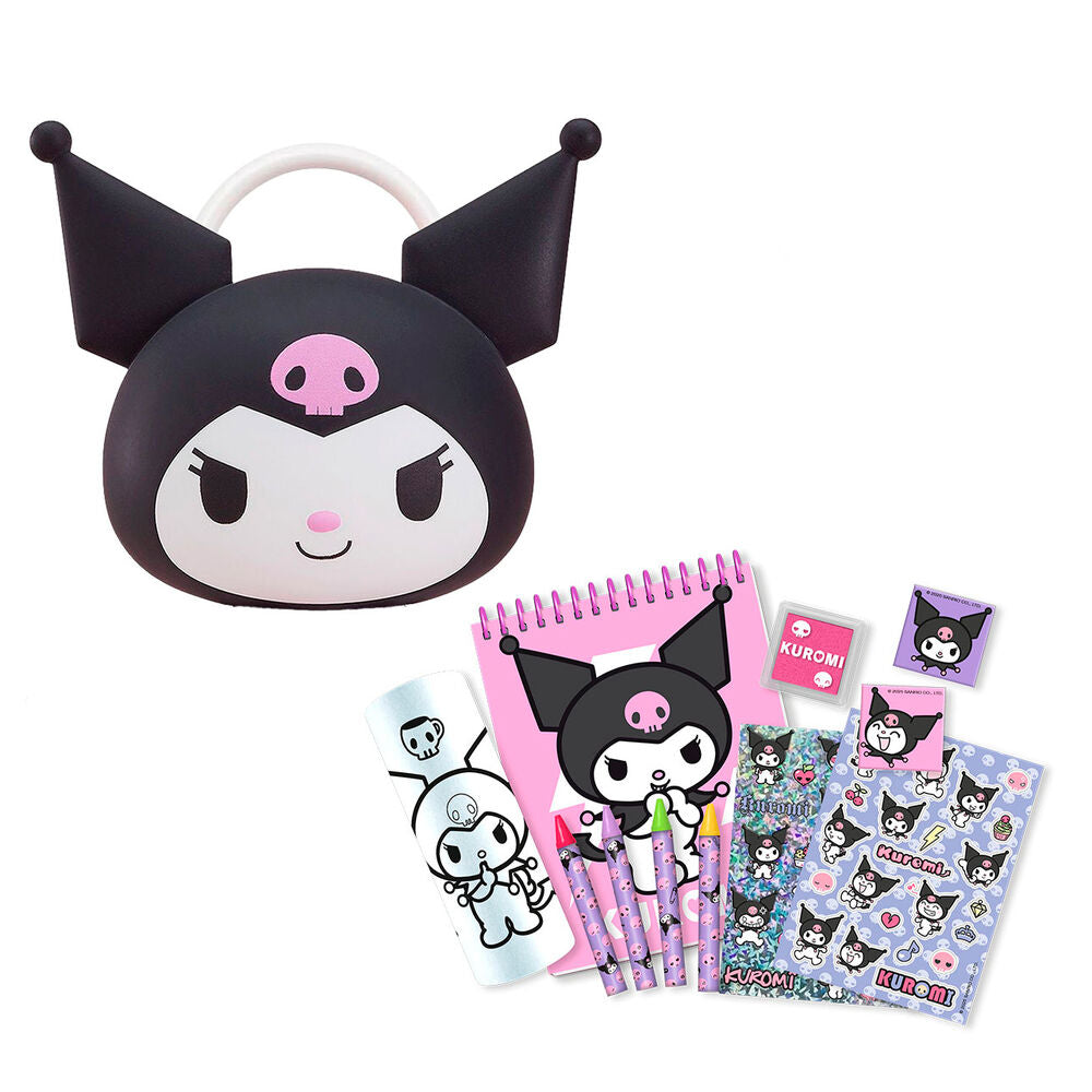 Maletin 3D papeleria Kuromi Hello Kitty  