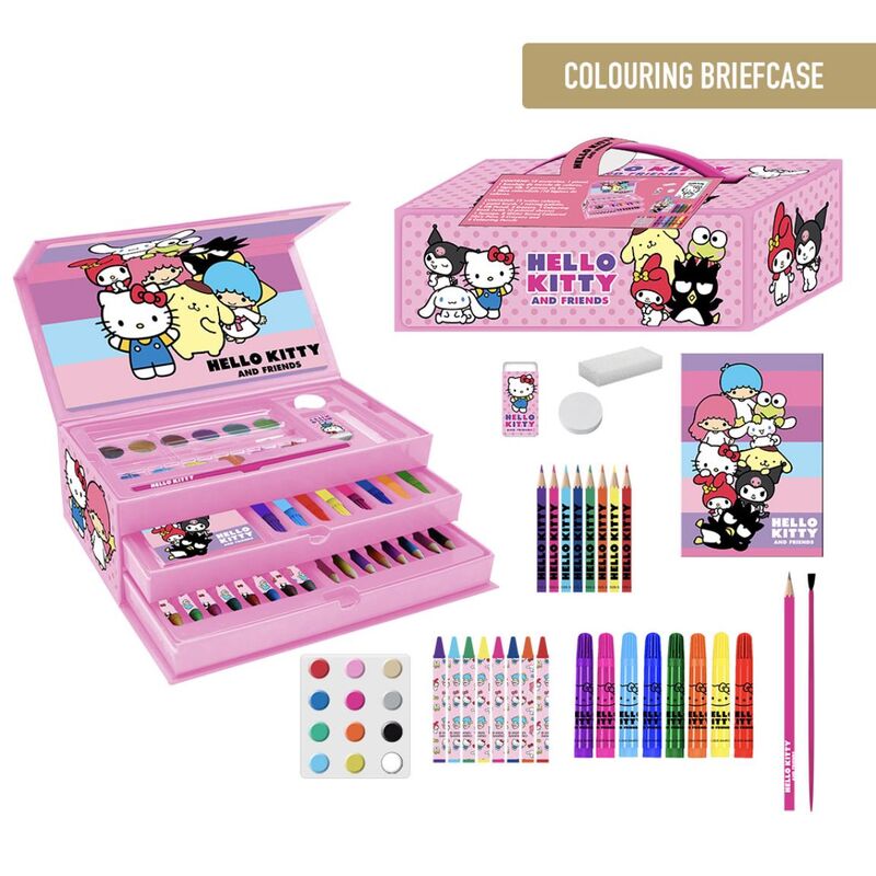 Maletin coloreable Hello Kitty  