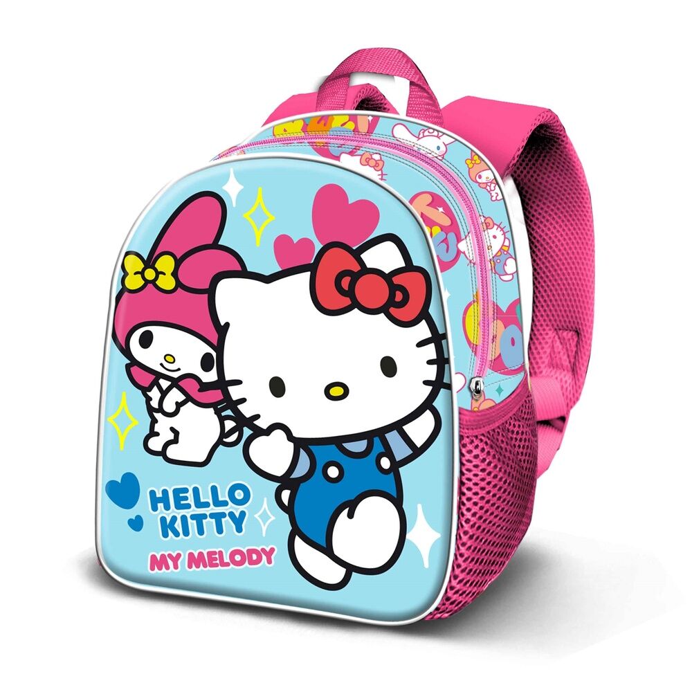 Mochila 3D Friendship Hello Kitty 31cm   KARACTERMANIA