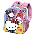 Mochila 3D Happy Hello Kitty and Friends 30cm   KARACTERMANIA
