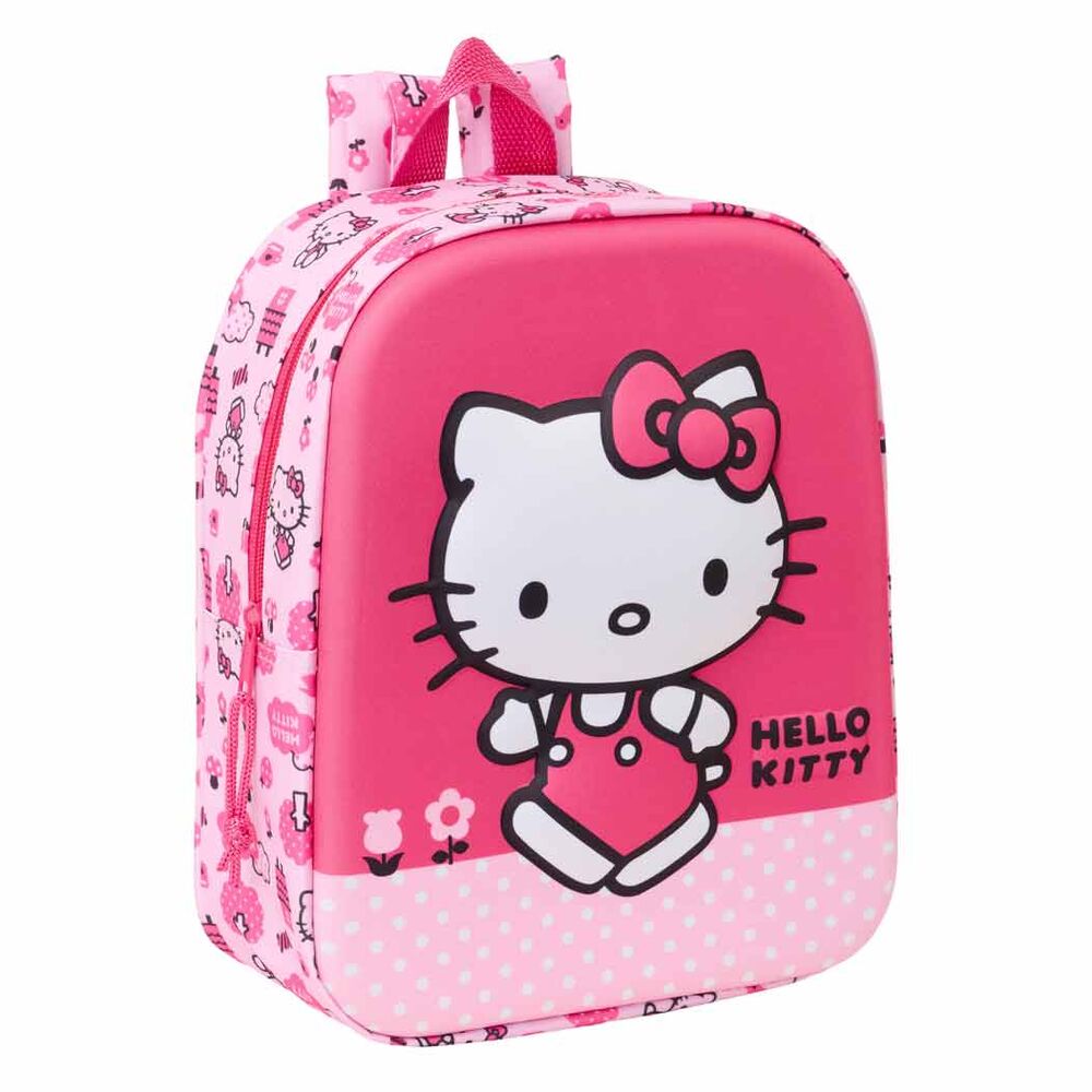 Mochila 3D Hello Kitty 27cm   SAFTA