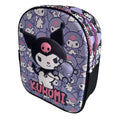 Mochila 3D Kuromi Hello Kitty 29cm   MANENTI