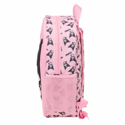 Mochila 3D Kuromi Hello Kitty 33cm  