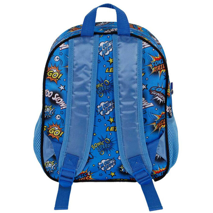 Mochila 3D Lets Roll Sonic The Hedgehog 31cm   KARACTERMANIA