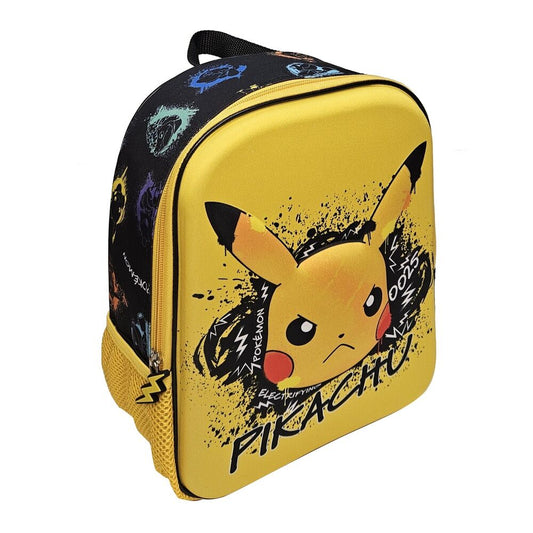 Mochila 3D Skate Face Pokemon 29cm  