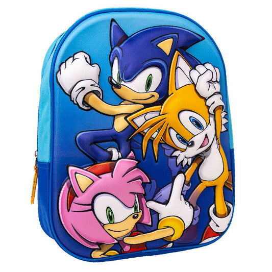 Mochila 3D Sonic The Hedgehog 31cm   CERDÁ