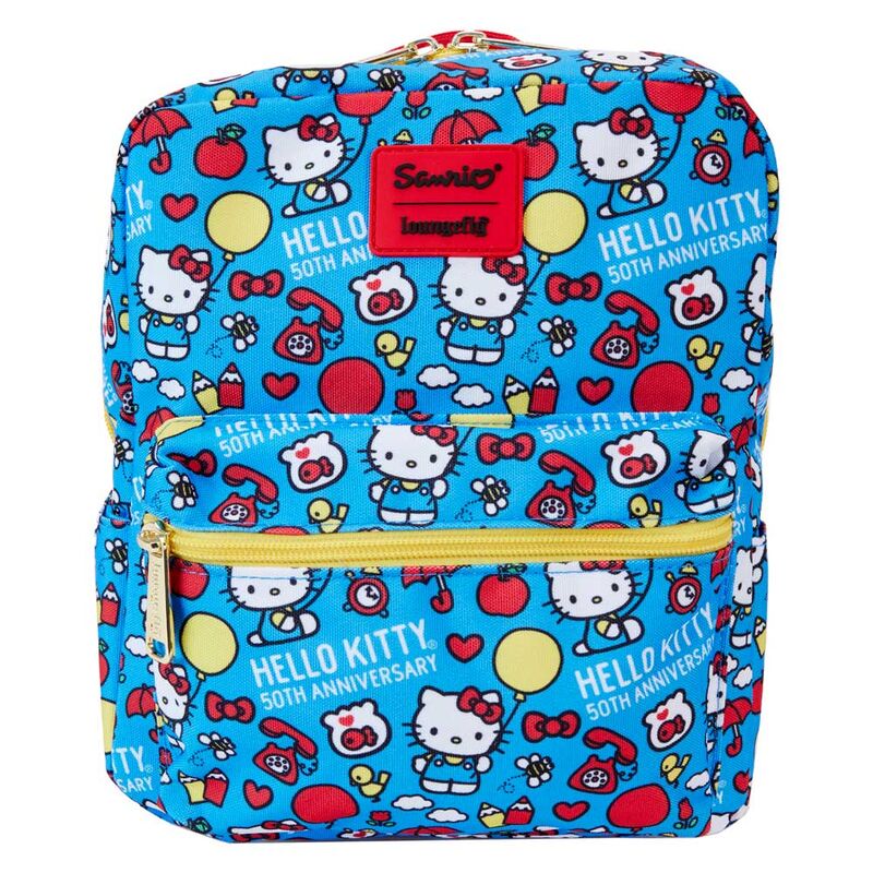 Mochila 50th Anniversary Hello Kitty Loungefly 24cm   LOUNGEFLY