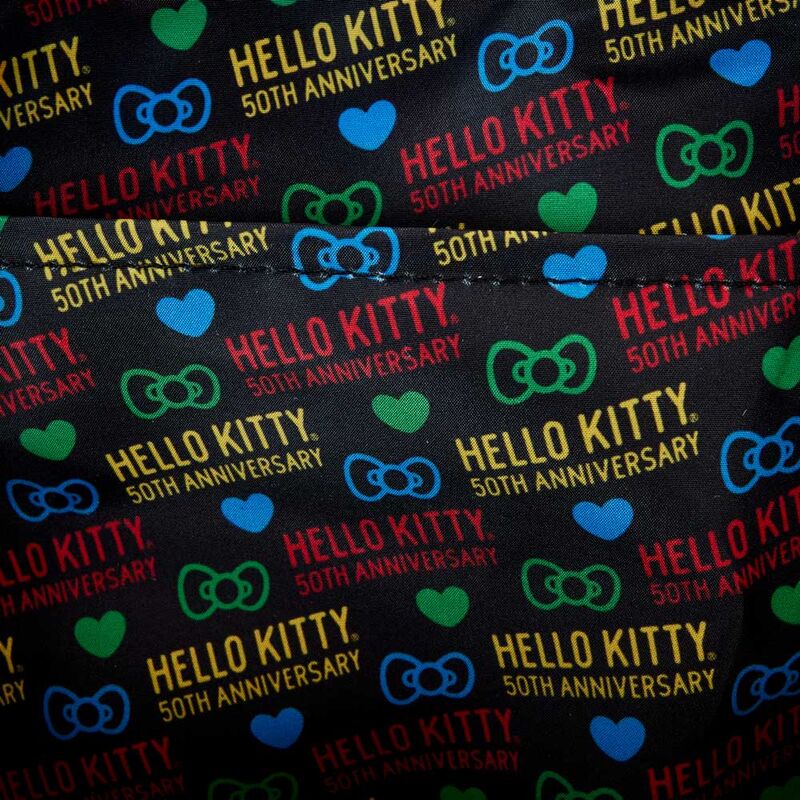Mochila 50th Anniversary Hello Kitty Loungefly 24cm   LOUNGEFLY