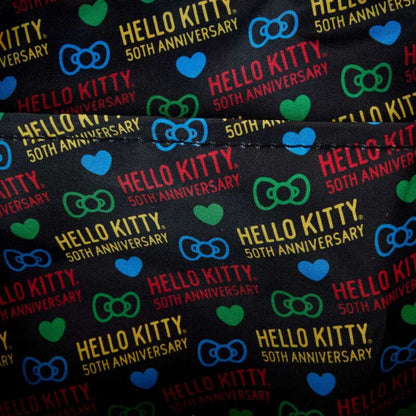 Mochila 50th Anniversary Hello Kitty Loungefly 24cm  