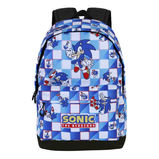 Mochila Blue Lay Sonic The Hedgehog 41cm   KARACTERMANIA
