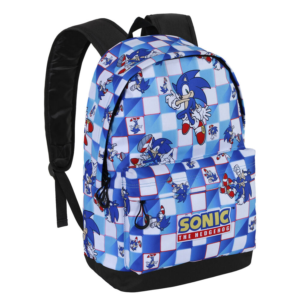 Mochila Blue Lay Sonic The Hedgehog 41cm   KARACTERMANIA