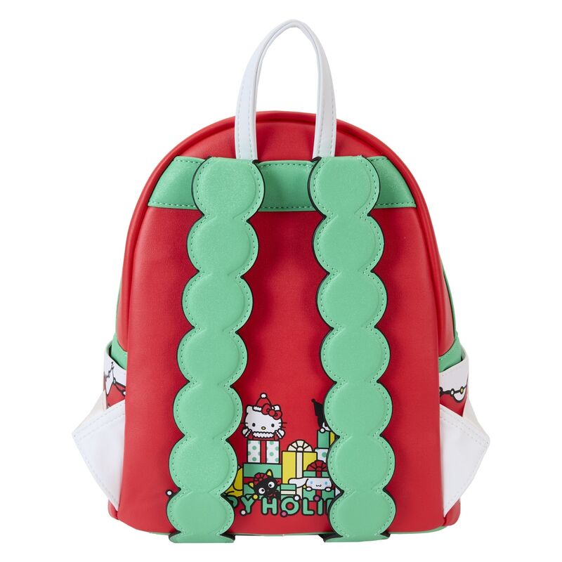 Mochila Christmas Hello Kitty Sanrio Loungefly 26cm   LOUNGEFLY