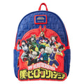 Mochila Group Debossed Logo My Hero Academia Loungefly 26cm   LOUNGEFLY