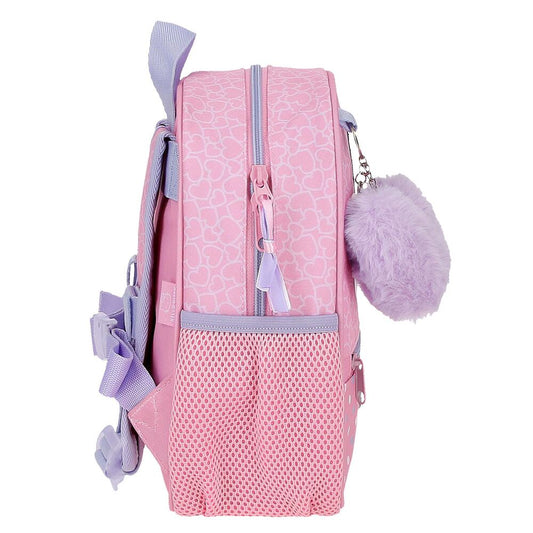 Mochila Hearts &#38; Dots Hello Kitty 25cm adaptable  