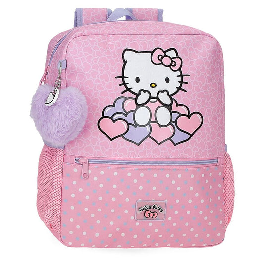 Mochila Hearts & Dots Hello Kitty 33cm  