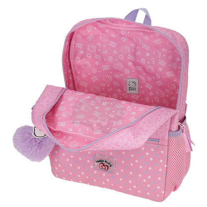Mochila Hearts &#38; Dots Hello Kitty 33cm  