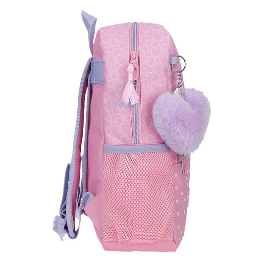 Mochila Hearts &#38; Dots Hello Kitty 33cm adaptable  