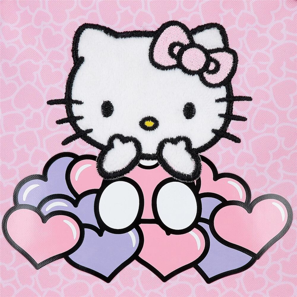 Mochila Hearts & Dots Hello Kitty 33cm adaptable   JOUMMA BAGS