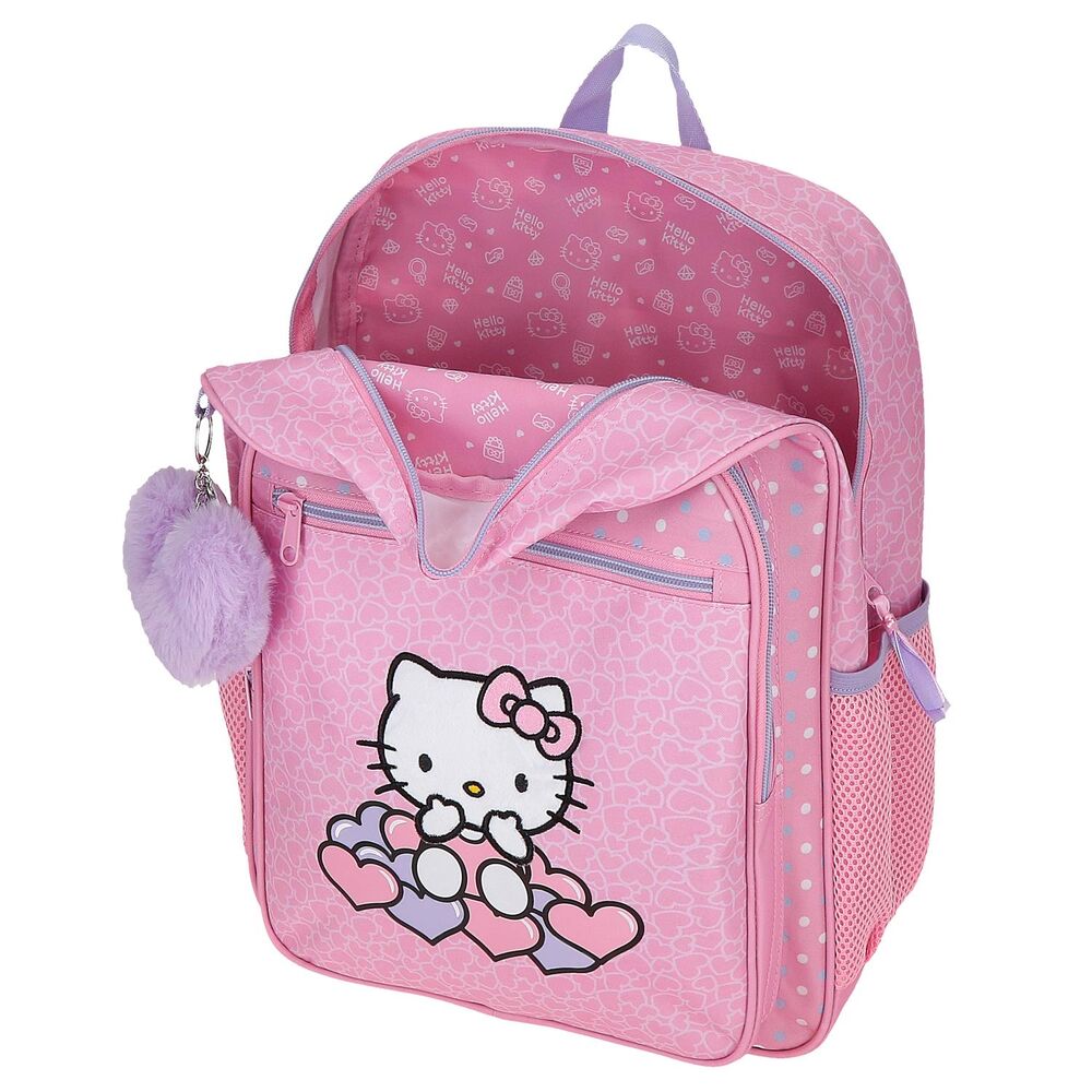 Mochila Hearts & Dots Hello Kitty 38cm   JOUMMA BAGS