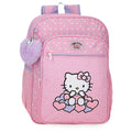 Mochila Hearts & Dots Hello Kitty 38cm adaptable   JOUMMA BAGS
