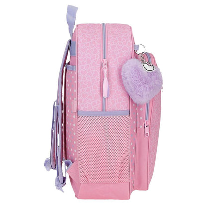 Mochila Hearts &#38; Dots Hello Kitty 38cm adaptable  