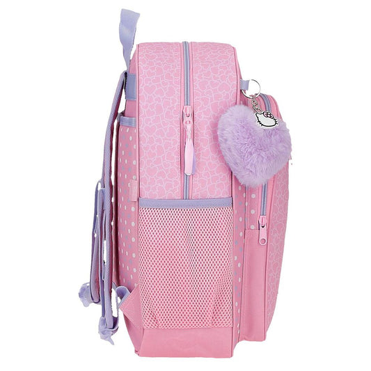 Mochila Hearts &#38; Dots Hello Kitty 38cm adaptable  
