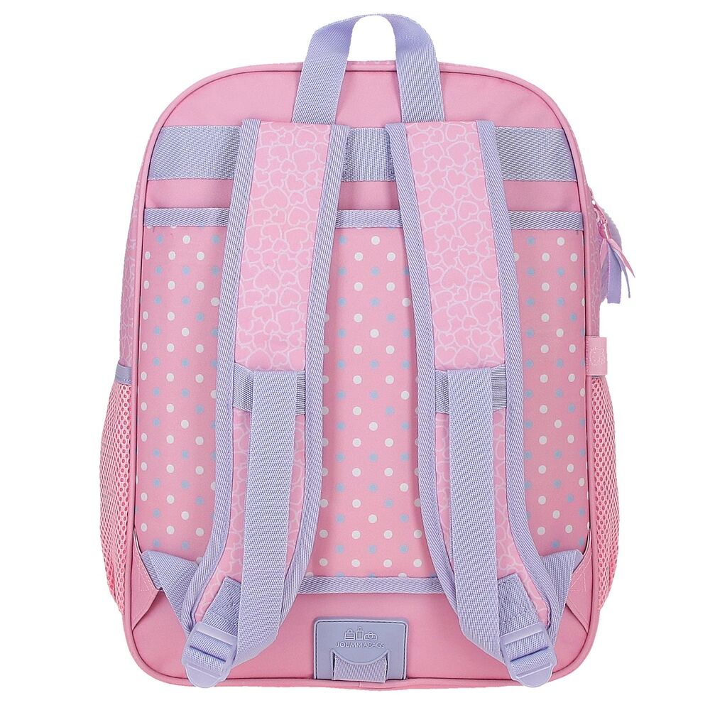 Mochila Hearts & Dots Hello Kitty 38cm adaptable   JOUMMA BAGS
