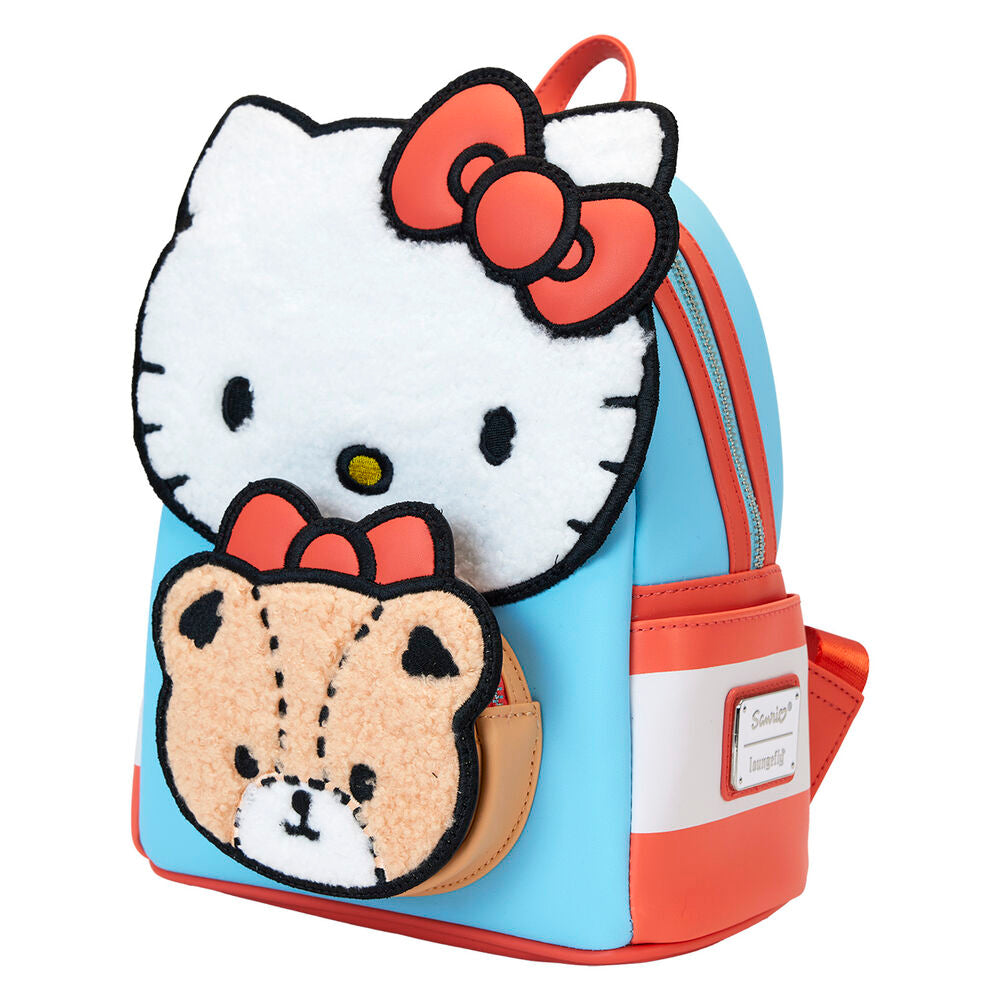 Mochila Hello Kitty and Bear Hello Kitty Loungefly 26cm   LOUNGEFLY