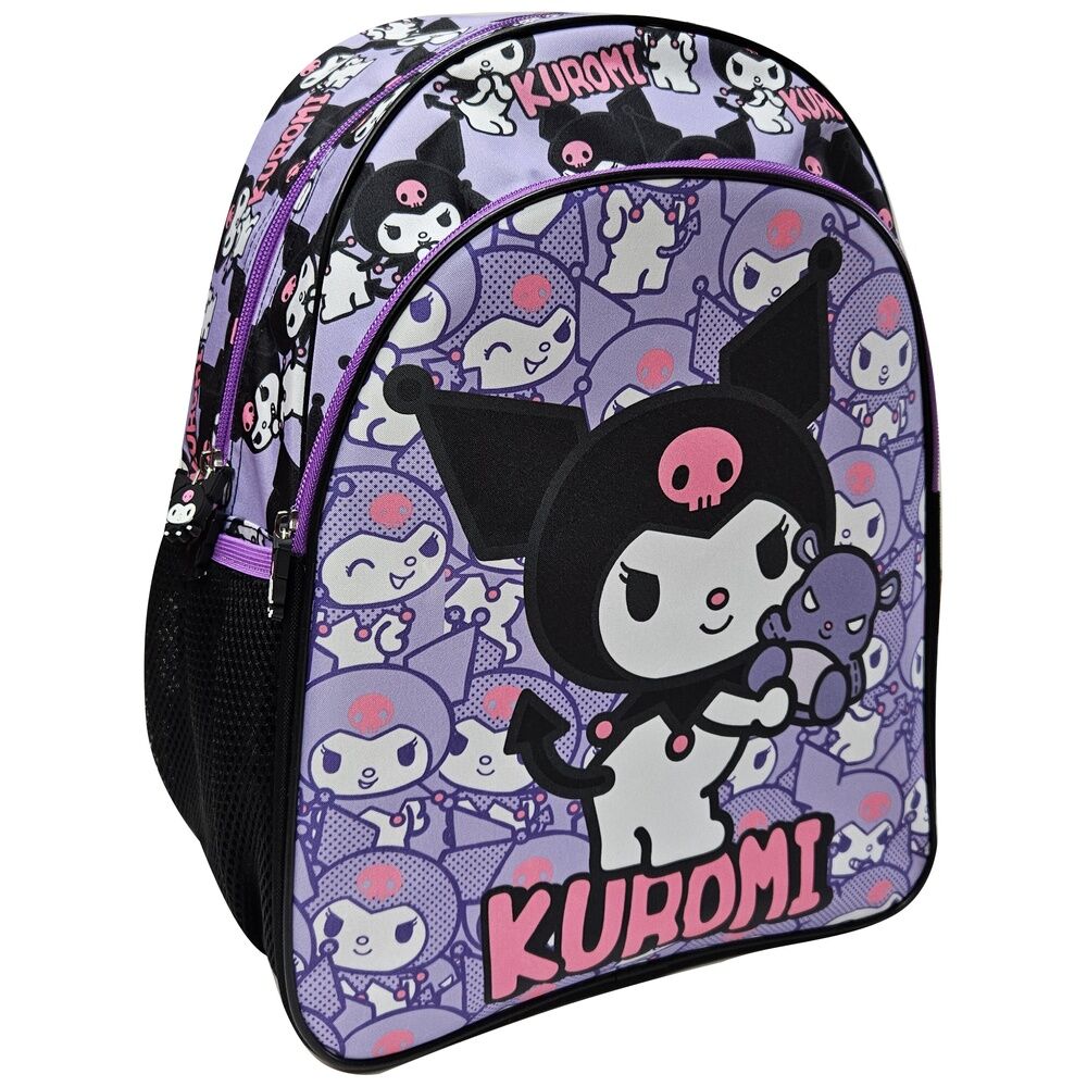 Mochila Kuromi Hello Kitty 40cm   MANENTI