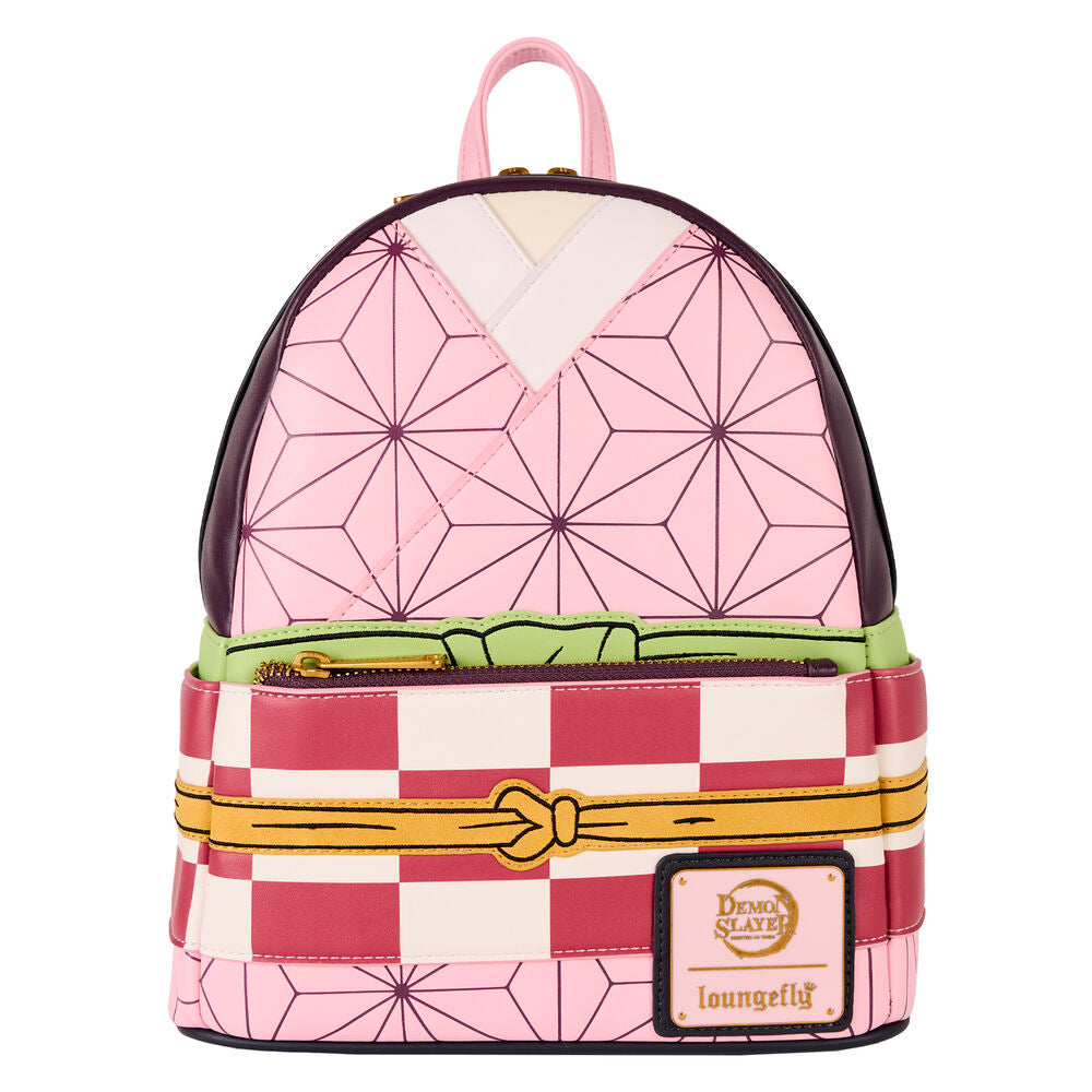 Mochila Nezuko Kamado Demon Slayer Kimetsu no Yaiba Loungefly 26cm  
