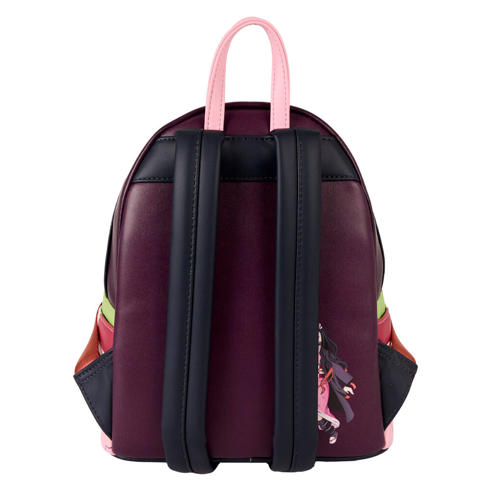 Mochila Nezuko Kamado Demon Slayer Kimetsu no Yaiba Loungefly 26cm   LOUNGEFLY