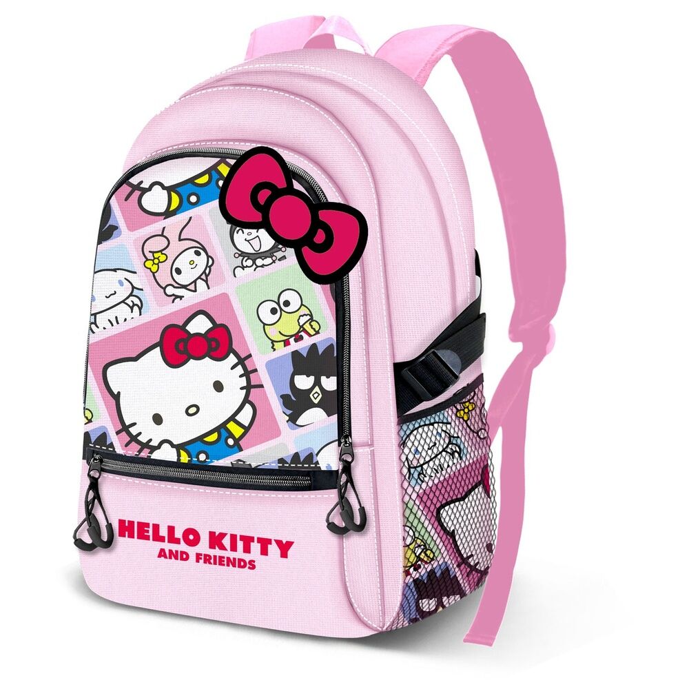 Mochila Panels Hello Kitty 44cm adaptable   KARACTERMANIA