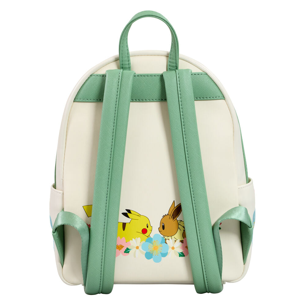 Mochila Pikachu & Eevee Floral Pokemon Loungefly   LOUNGEFLY