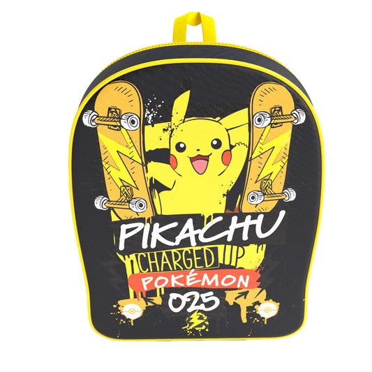 Mochila Pikachu Pokemon 30cm  