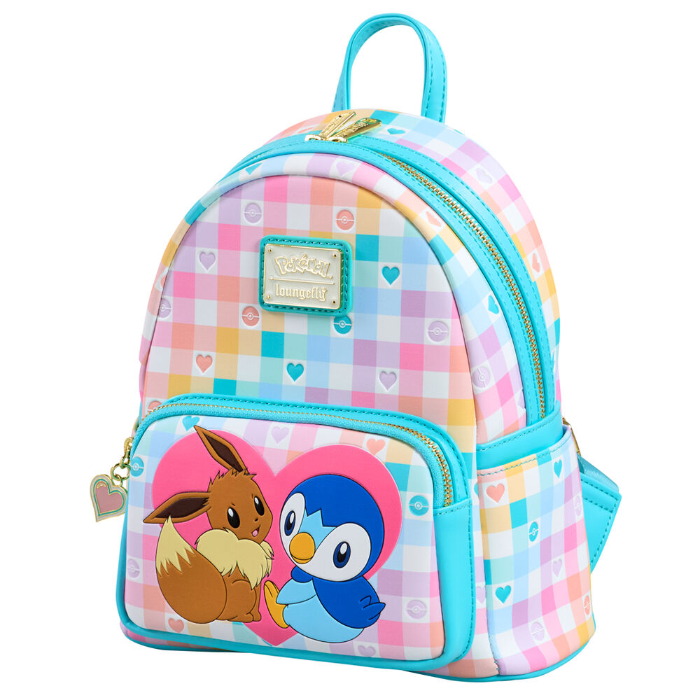 Mochila Piplup and Eevee Friends Pokemon Loungefly  