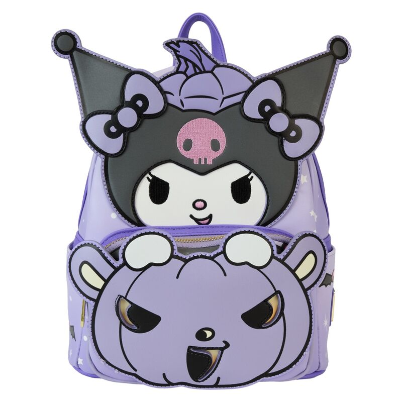 Mochila Pumpkin Kuromi Sanrio Loungefly   LOUNGEFLY