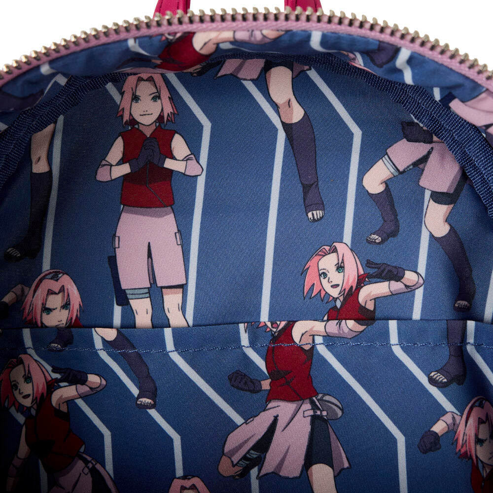 Mochila Sakura Naruto Shippuden Loungefly 26cm   LOUNGEFLY